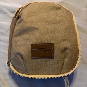 Bella Russo Tan Canvas Pouch Toiletry Bag